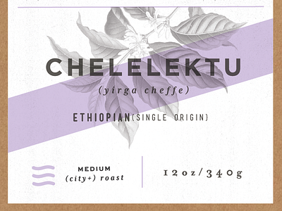 Part of a coffee label