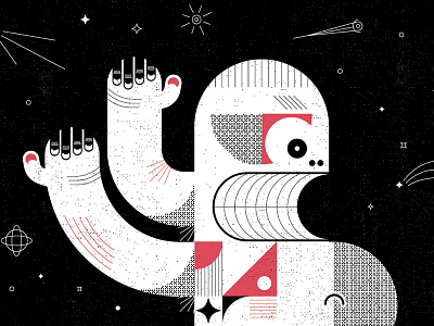 Pluto Monster adobe creativejam illustration monster pluto space