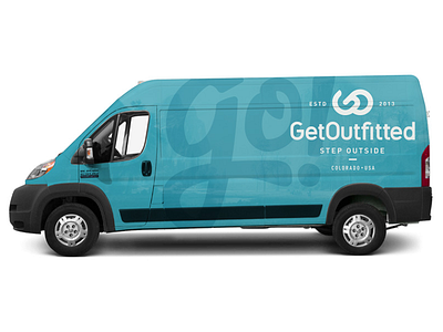 Get Outfitted Branding branding colorado go identity logo outdoors van