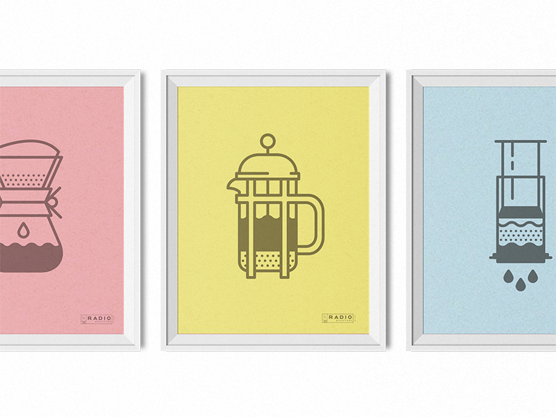 Coffee Icons posters by TNKR on Dribbble
