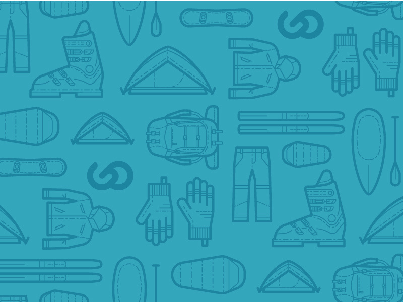 Outdoor Gear Pattern GetOutfitted by TNKR on Dribbble