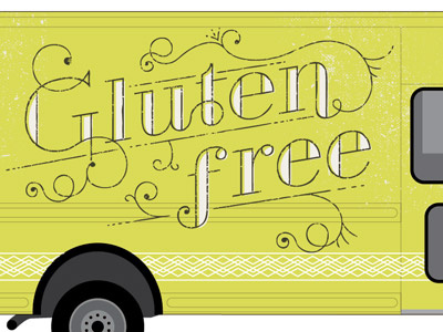Gluten Free Food Truck food truck pattern swirl type
