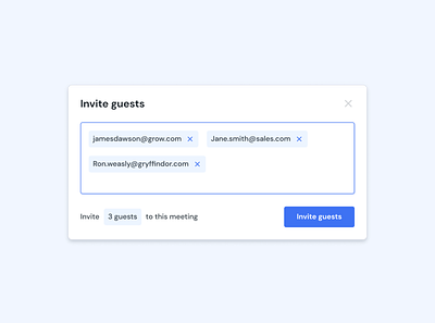 Invite Dialog app design invitation invite ui ux website