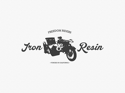 Iron & Resin california car iron moto motorcycle resin side sidecar