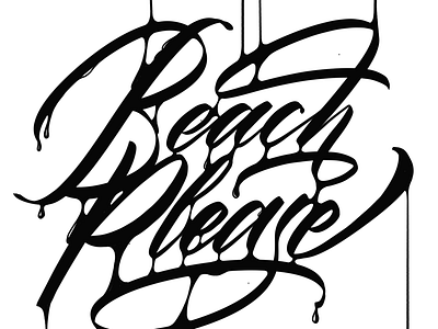 Bitch please! digital illustration ipadlettering lettering procreate typography
