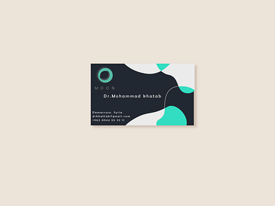 MOON business card branding design graphic design illustration logo vector