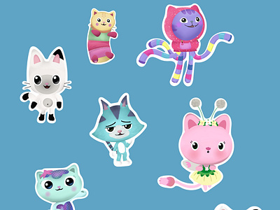 Gabby sticker sheet by Skylar on Dribbble