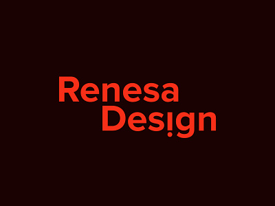 Renesa design agency logo agency bradn brand identity branding clean design graphic design identity illustration logo minimal modern print renesa design studio team typography vector visual