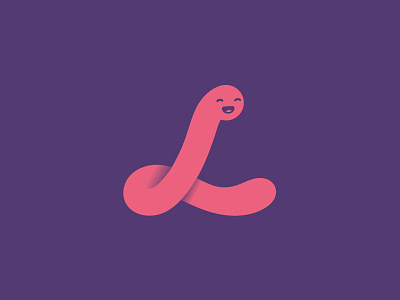 #Typehue Letter l - 'l'-ovely earthworm earthworm l typehue