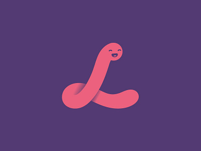 #Typehue Letter l - 'l'-ovely earthworm