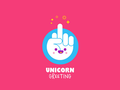 T-Shirt illustration Unicorn greeting