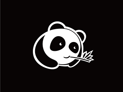 Funny panda branding design graphic design illustration logo