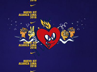 Alianza Lima Kit 2018 abstract alianzalima branding design graphic design illustration logo nike peru texture type