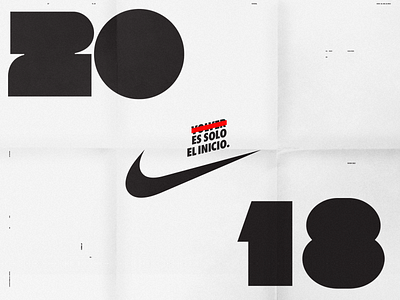 Volver es solo el inicio - Nike abstract ads branding color design graphic design illustration logo nike peru retouch t type vector