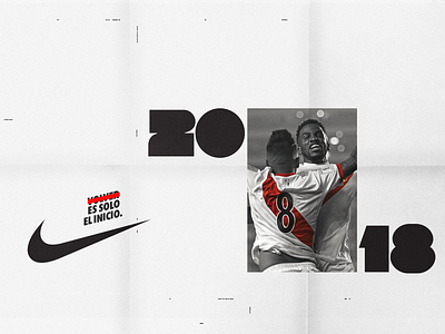 Volver es solo el inicio - Nike abstract ads branding design graphic design illustration logo nike peru retouch type vector