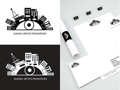 Ai.Konic Artists Promotions Identity Design art artist brand brand design brand identity branding eye identity design logo mark