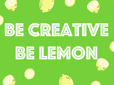 Lemon Slogan illustration