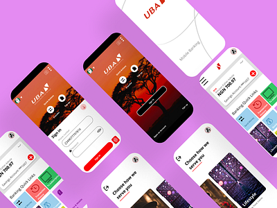 My UBA Bank Application branding ui