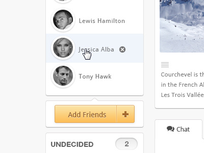 Who's in add app bee there delete event friends interface invite profile profile pic remove rollover tab ui