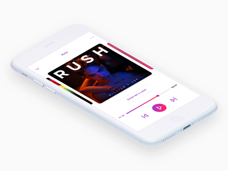 X-Music Interactive layer animation app enter gif kane kane d kane—d line login music purple song ue ui