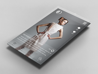 Fashion App UI app fashion interface mobile ui ux