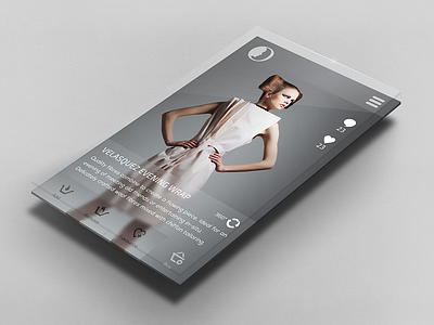 Fashion App UI