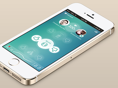 DateRank App Concepts app interface ios iphone mobile ui ux
