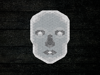 Death Mask dark death geometric grey illustration isometric mask mexican old triangles wooden