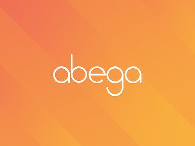 Abega Font abega font lettering new orange type typography
