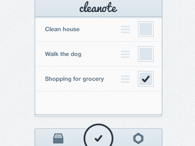 Cleanote app blue clean cleanote design ios iphone minimalism note notes simple