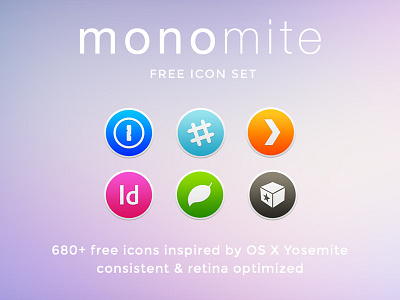 Monomite Icon Set