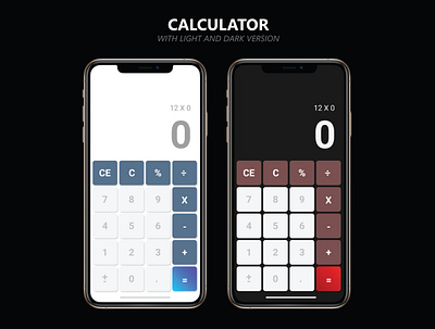 Calculator Daily UI Design 4 adobe xd app beginner calculator dailyui design figma minimal ui uiux ux vector web