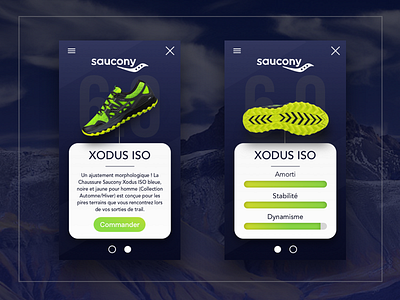 Saucony XODUS ISO - Web design