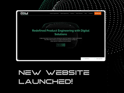 Launch New Website 👉 iFour branding design graphic design illustration launch logo new website ui vector web webdesign website