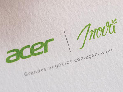 Acer Inova handmade lettering typography