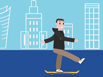 Cino 2.0 2d animation after effects animation motion design polish skateboard taco hemmingway warsaw