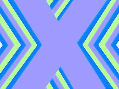 36 Days of type - Letter X 36daysoftype 36daysoftype x blue composition green illustration illustrator layers purple x