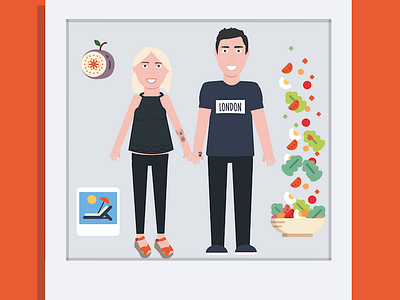 BAZONIKA BLOG animation bestfriends blog character family illustration illustrator lifestyle man motion design