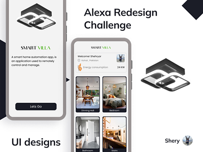 Alexa Redesign ad branding design graphic design typography ui ux