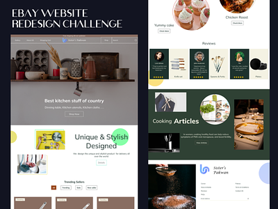 Ebay Website Redesign Challenge ad branding design graphic design illustration logo typography ui ux vector