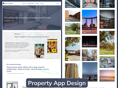 Property App Design ad branding design graphic design illustration logo typography ui ux vector