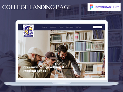 Educational website Landing Page