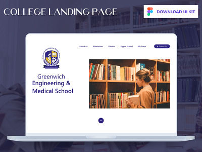 Educational website Landing Page
