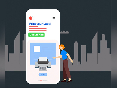 Courier Delivery App - Lottie files animation application development data json lottie lottie animations lottiefiles mobile app development motion graphics onboarding screens ui ux