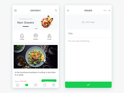 Enjoyfood App Design