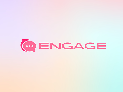 ENGAGE brand development brand identity branding design graphic design icon icon design illustration logo logo design minimalist logo pictorial logo social media social media logo