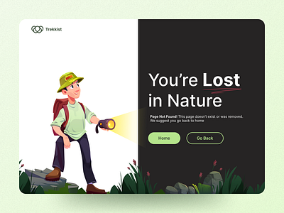 404 Page UI (Daily UI 008)