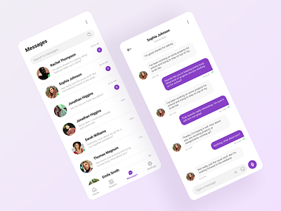 Direct Messaging UI (Daily UI 013)