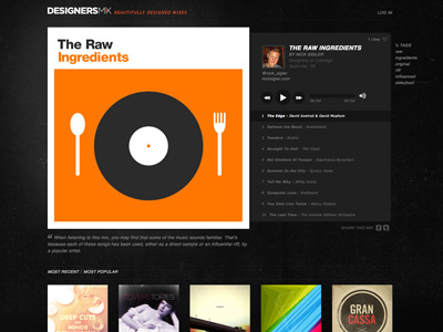 The Raw Ingredients album cover mix record