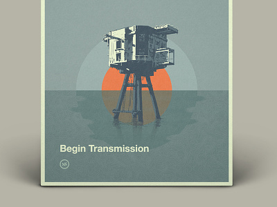 Begin Transmission Mix - DesignersMX album cover illustration mix music nashville